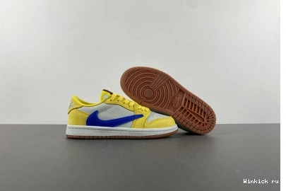 Scott x Jordan 1 x Air OG (KIDS)Travis Fragment Low 0727